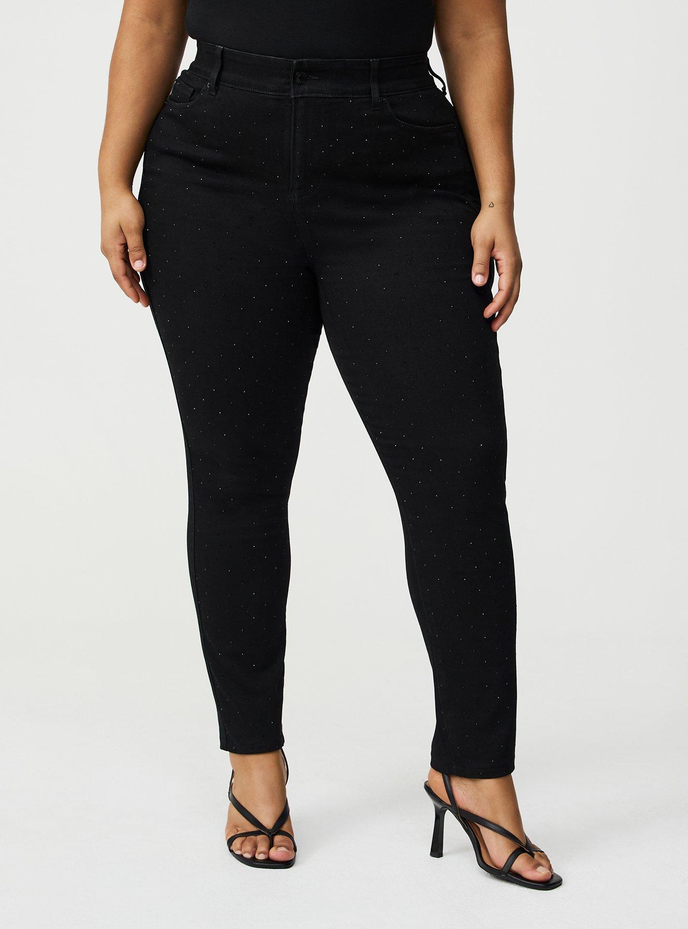 Bombshell High-Rise Rhinestone Skinny Jean