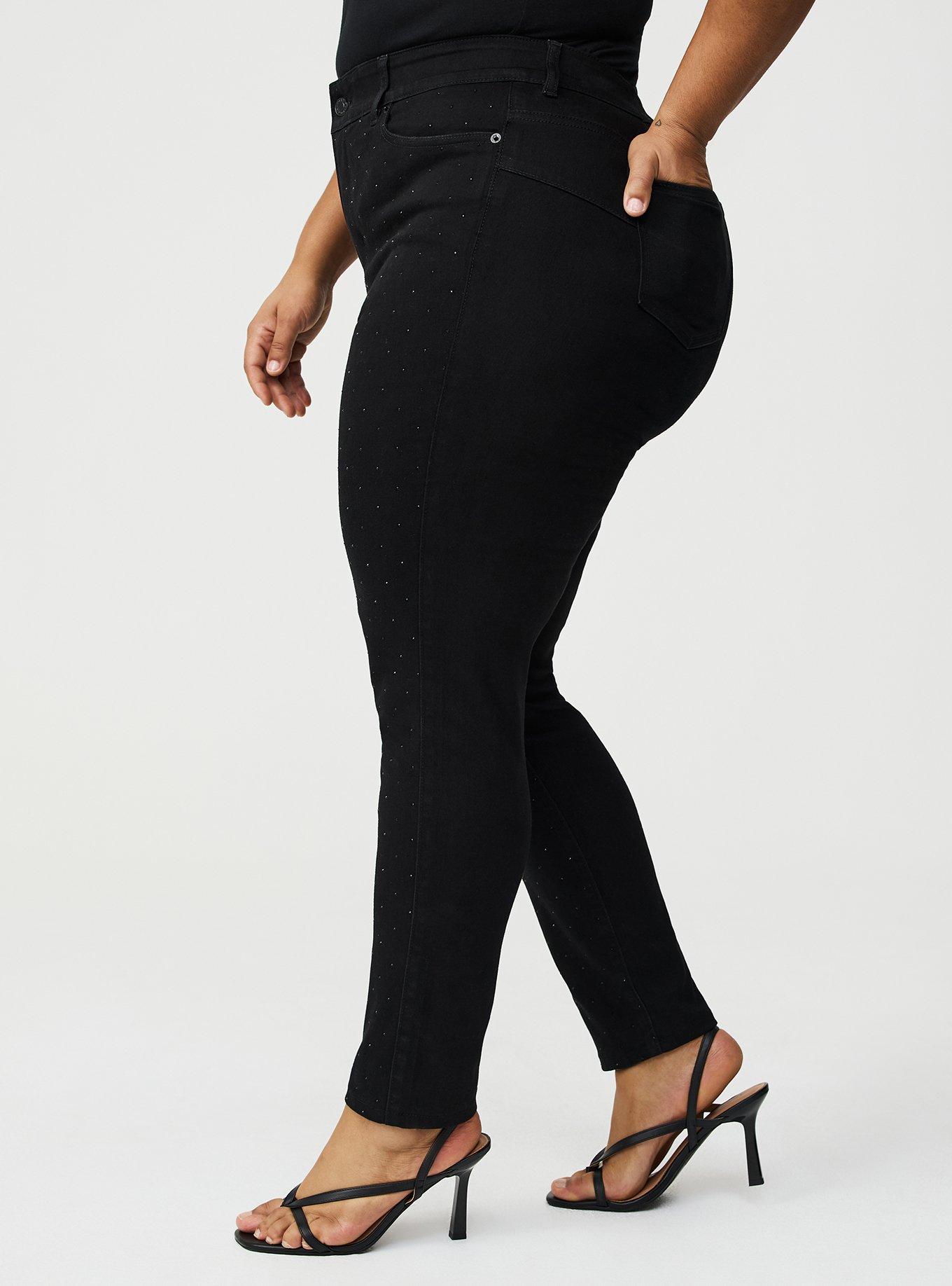 Bombshell High-Rise Rhinestone Skinny Jean