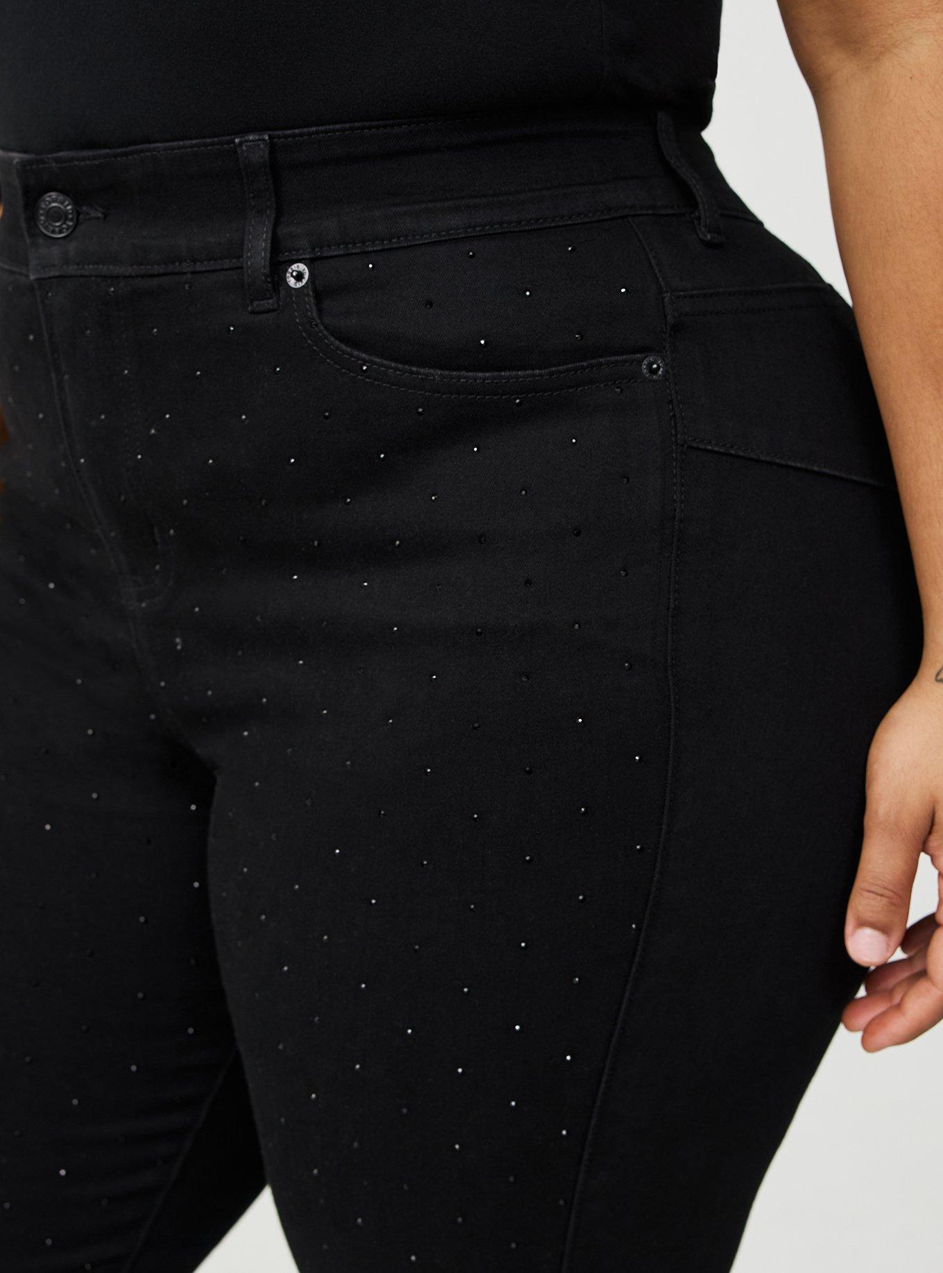 Bombshell High-Rise Rhinestone Skinny Jean