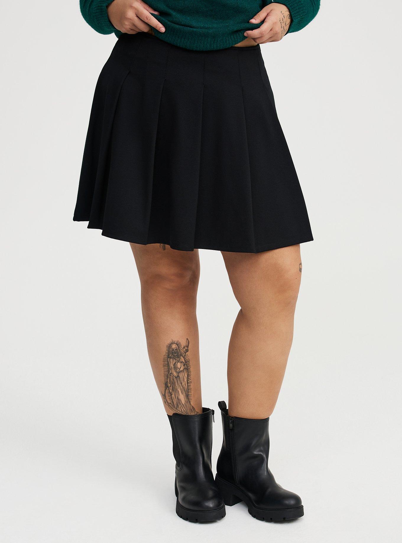 Pleated Mini Skirt