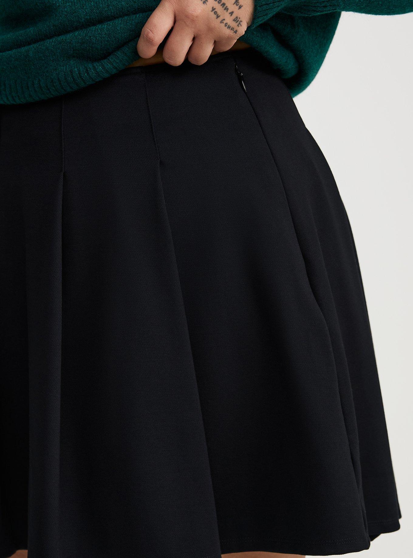 Pleated Mini Skirt