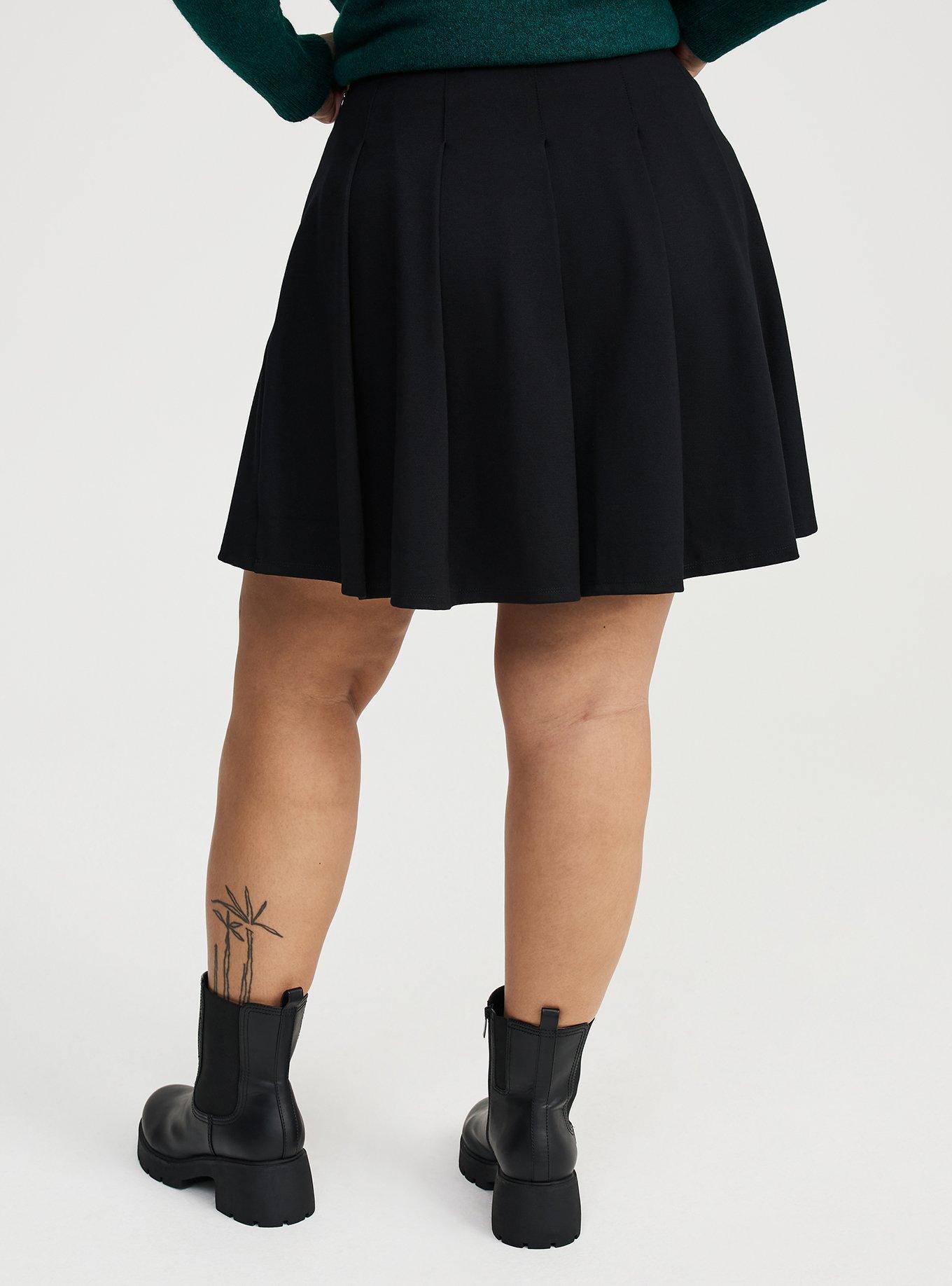 Pleated Mini Skirt