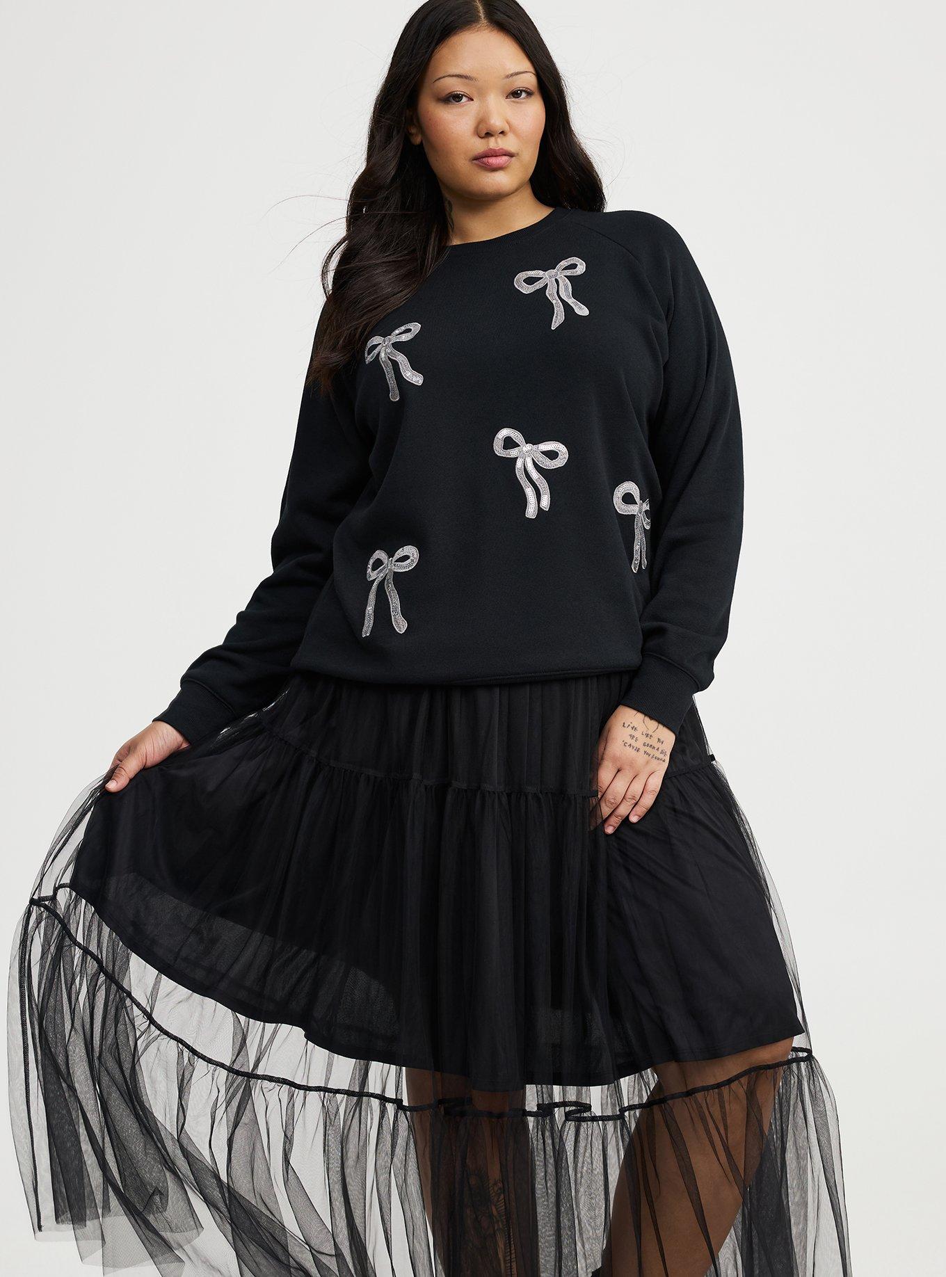 Tiered Tulle Maxi Skirt