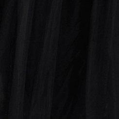 Plus Size Tiered Tulle Maxi Skirt, DEEP BLACK, swatch