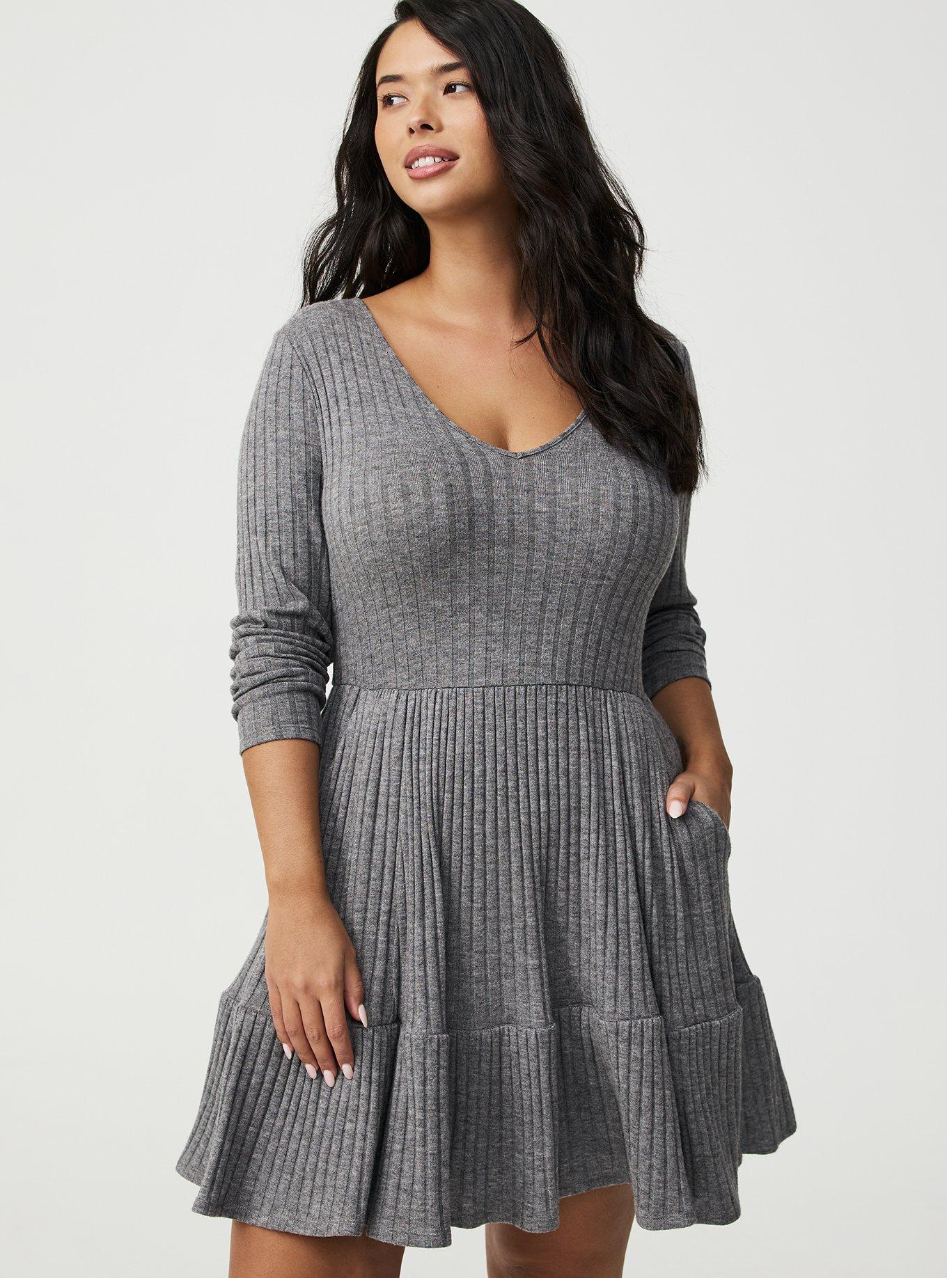 Hacci Tiered Mini Dress