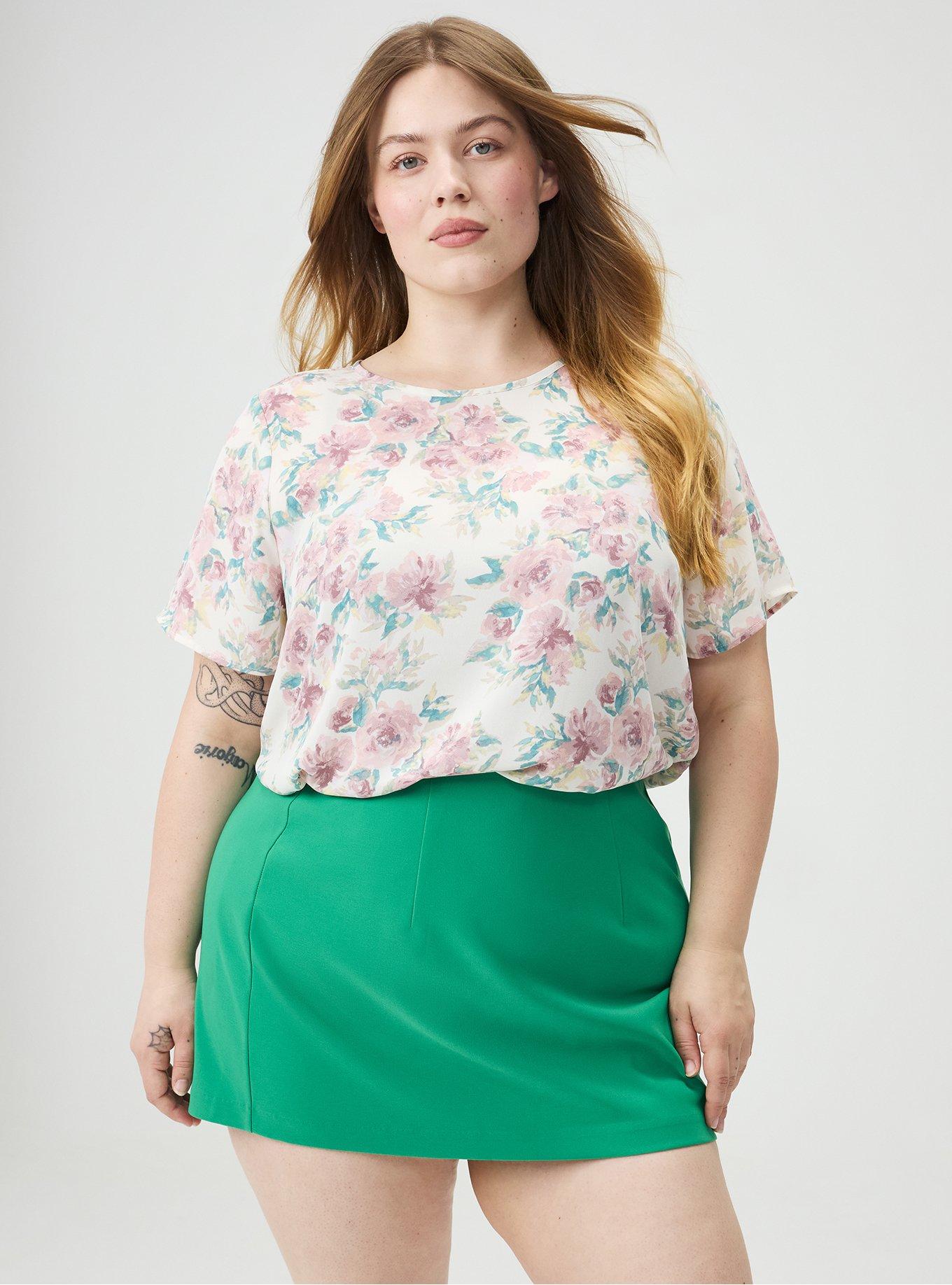 Studio Pull-On Skort, JELLY BEAN, alternate