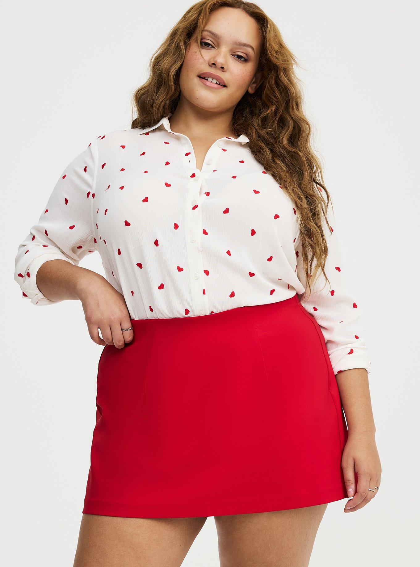 Studio Pull-On Skort, JESTER RED, alternate