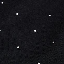 Cozy Fleece Raglan Sweatshirt, DEEP BLACK, swatch