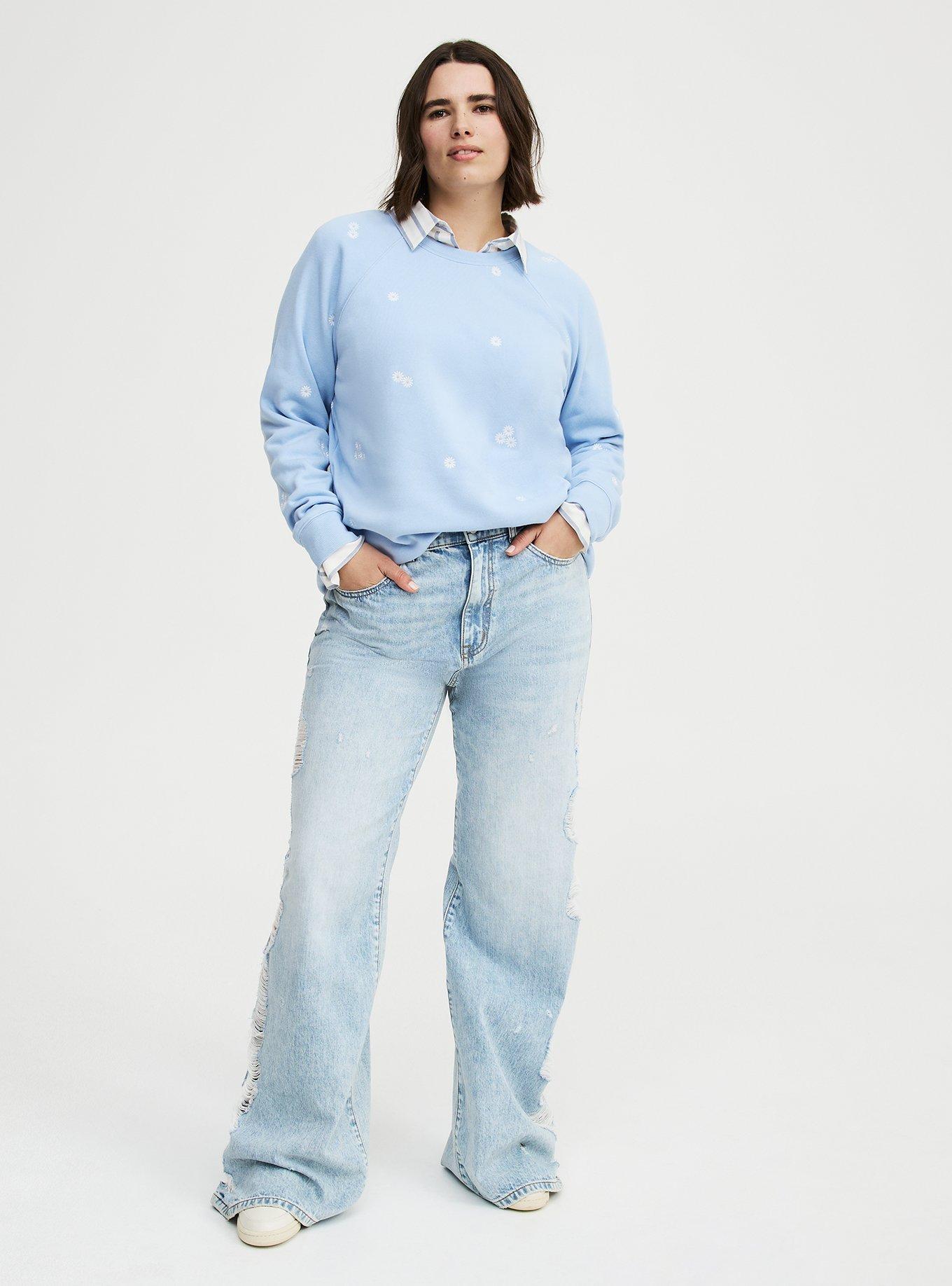 Cozy Fleece Raglan Sweatshirt