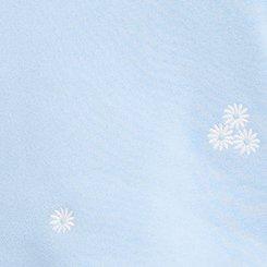 Cozy Fleece Raglan Sweatshirt, TAWNY DAISIES FLORAL LIGHT BLUE, swatch