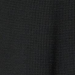 Thermal Henley Top, DEEP BLACK, swatch