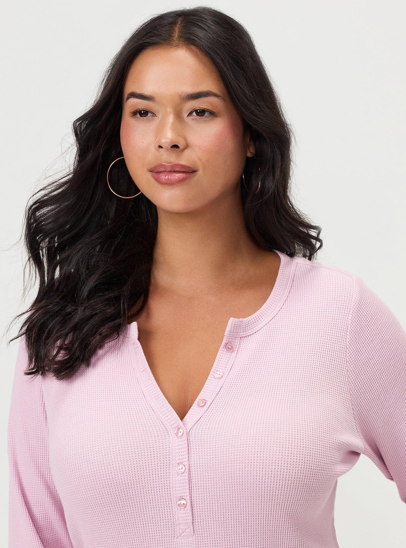 Thermal Henley Top, FRAGRANT LILAC, alternate
