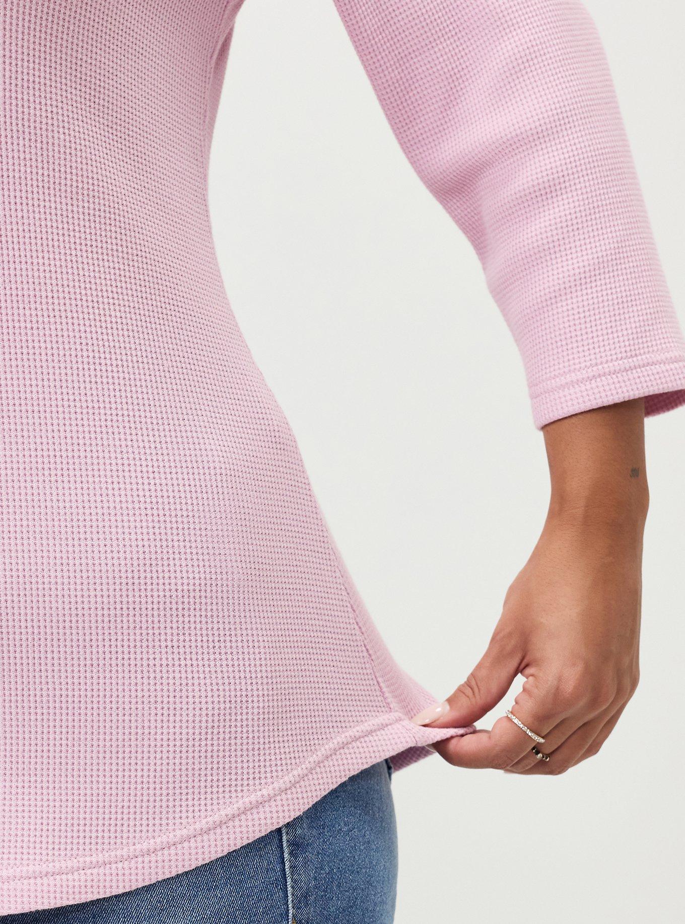 Thermal Henley Top, FRAGRANT LILAC, alternate