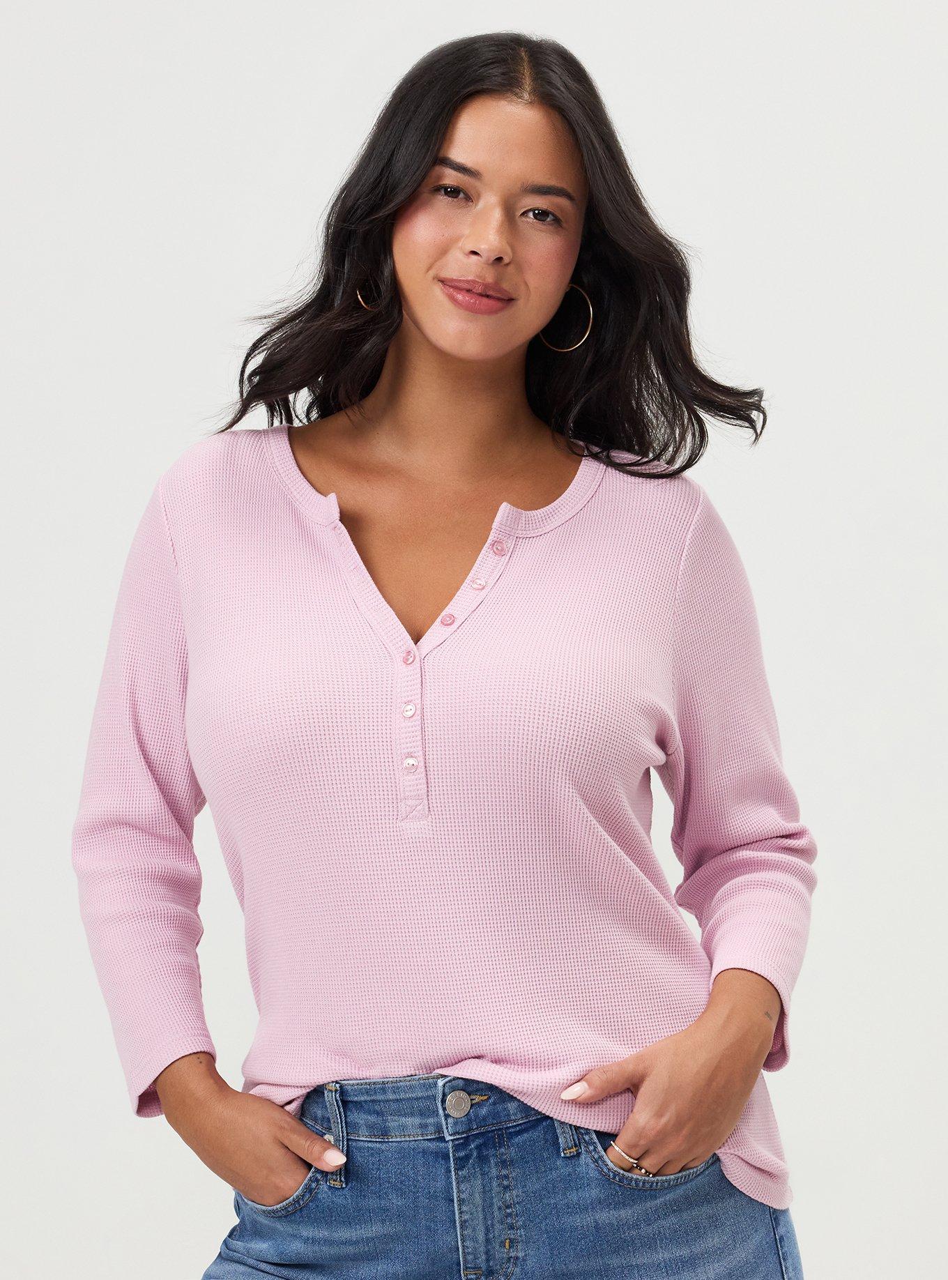 Thermal Henley Top, FRAGRANT LILAC, alternate