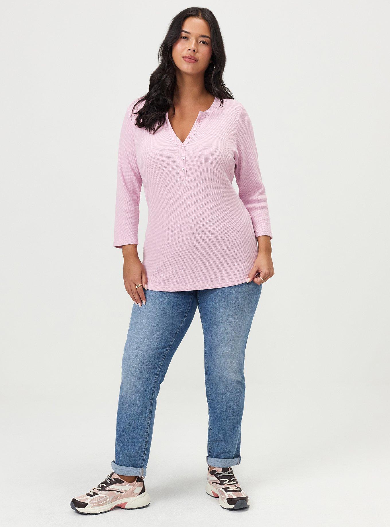 Thermal Henley Top, FRAGRANT LILAC, alternate