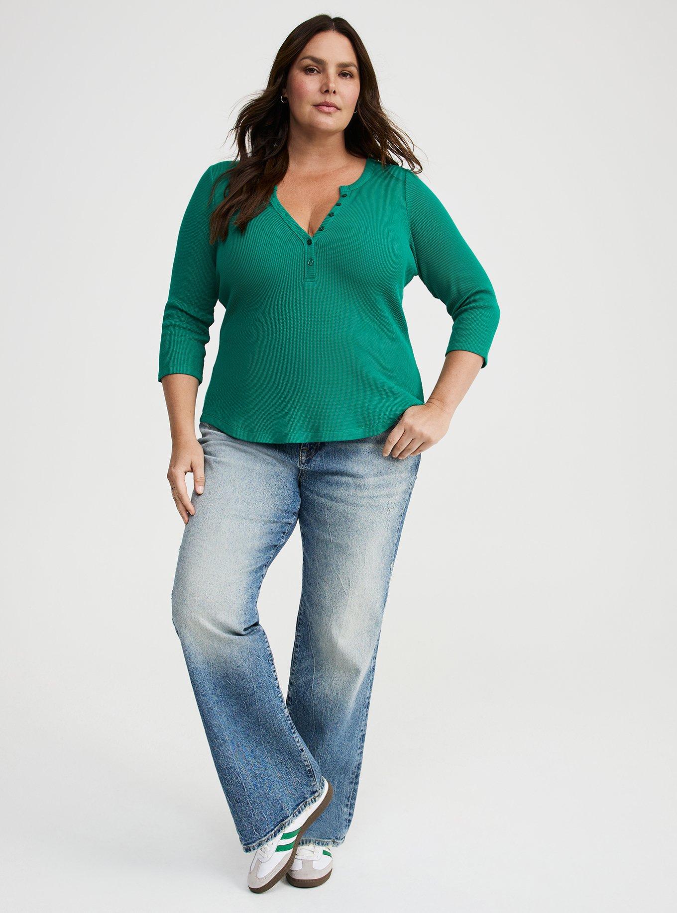 Thermal Henley Top, ULTRAMARINE GREEN, alternate