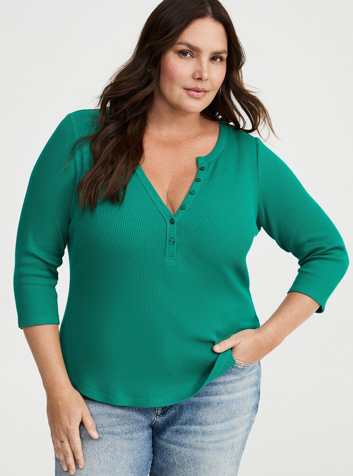 Thermal Henley Top, ULTRAMARINE GREEN, alternate