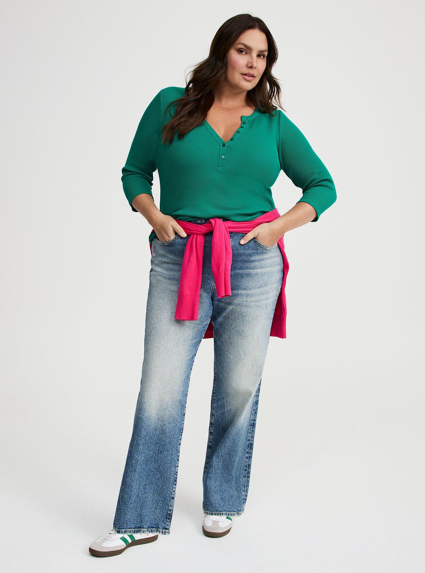 Thermal Henley Top, ULTRAMARINE GREEN, alternate