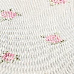 Plus Size Thermal Crew Puff Sleeve Top, ETHEL FLORAL BIRCH, swatch