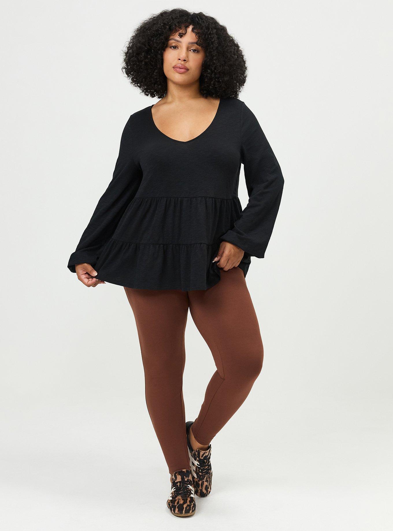 Full-Length Pocket Ponte Legging, CAPPUCCINO, hi-res