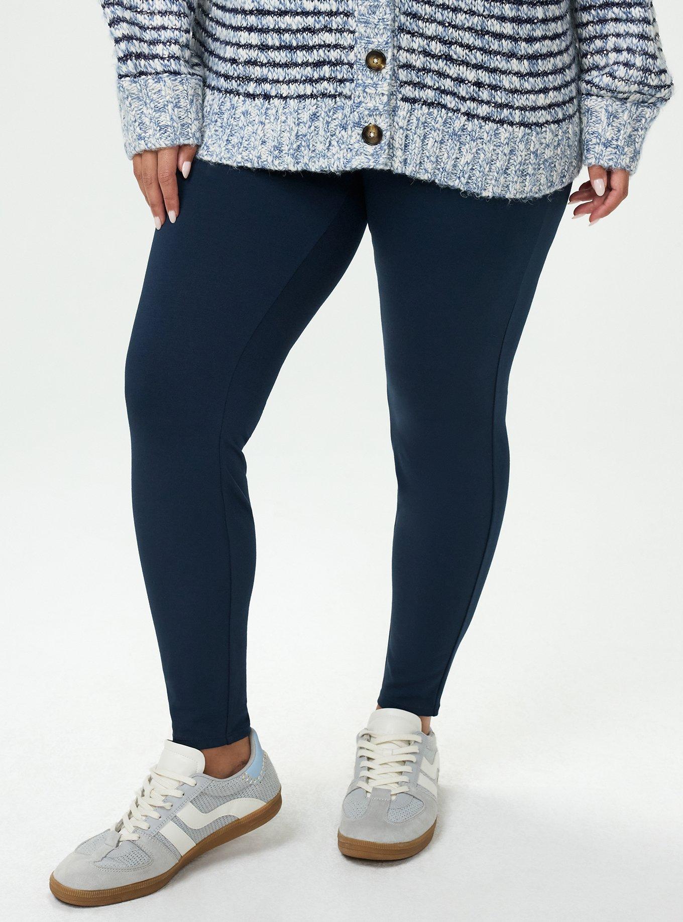 Full-Length Pocket Ponte Legging, TOTAL ECLIPSE, alternate