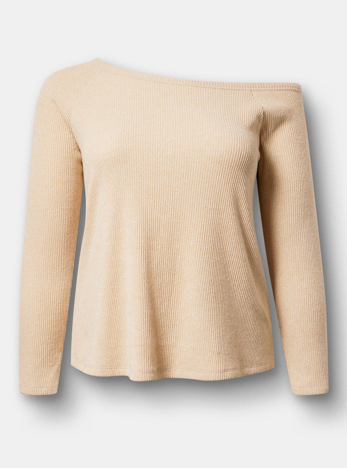 Rib Hacci Off-The-Shoulder Lounge Top