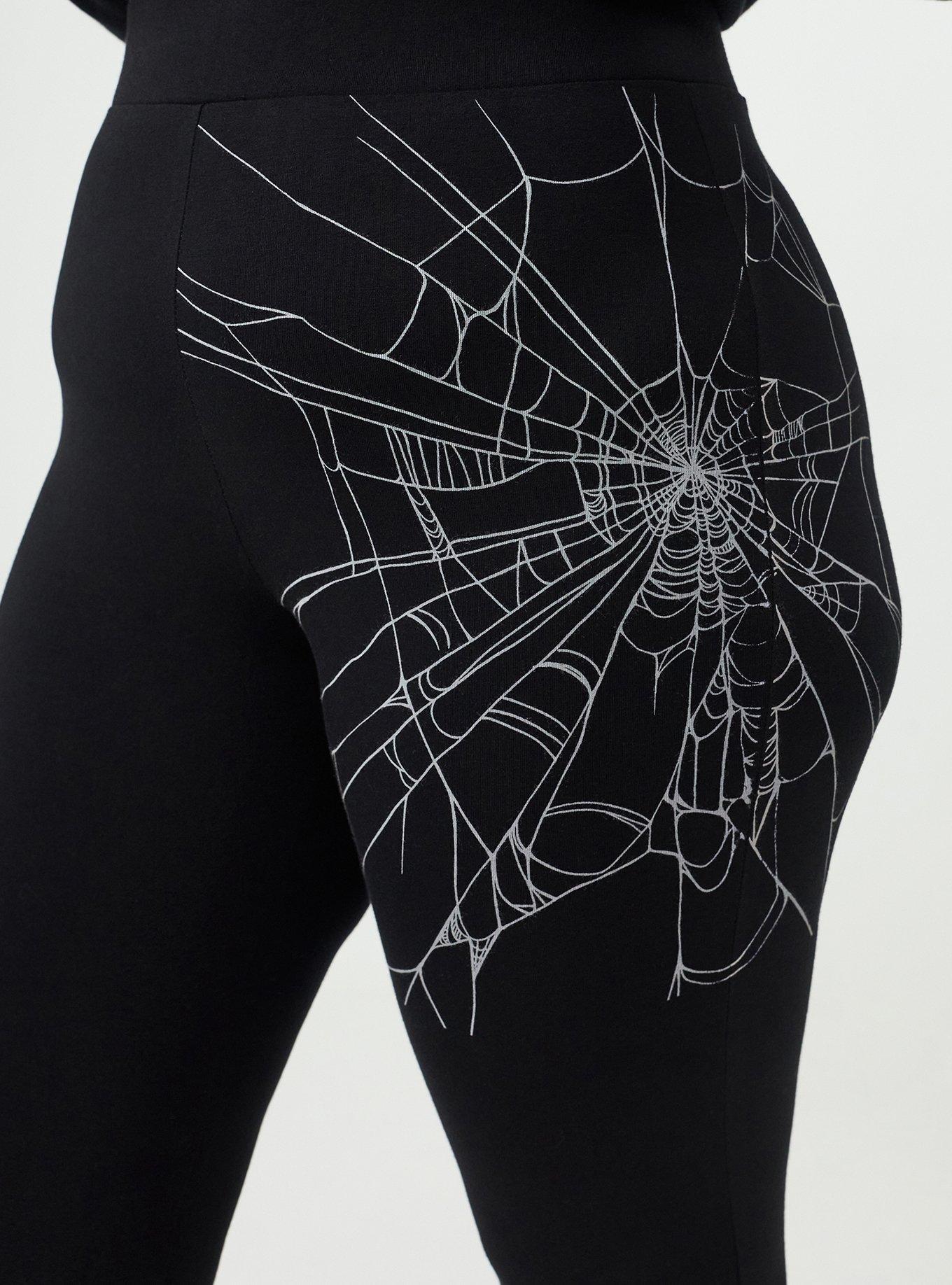 Full Length Web Flare Legging, WEBBED AROUND, alternate