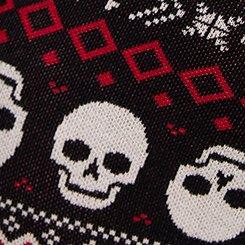 Full-Length Sweater Legging, CEMETARY FAIRISLE DEEP BLACK, swatch