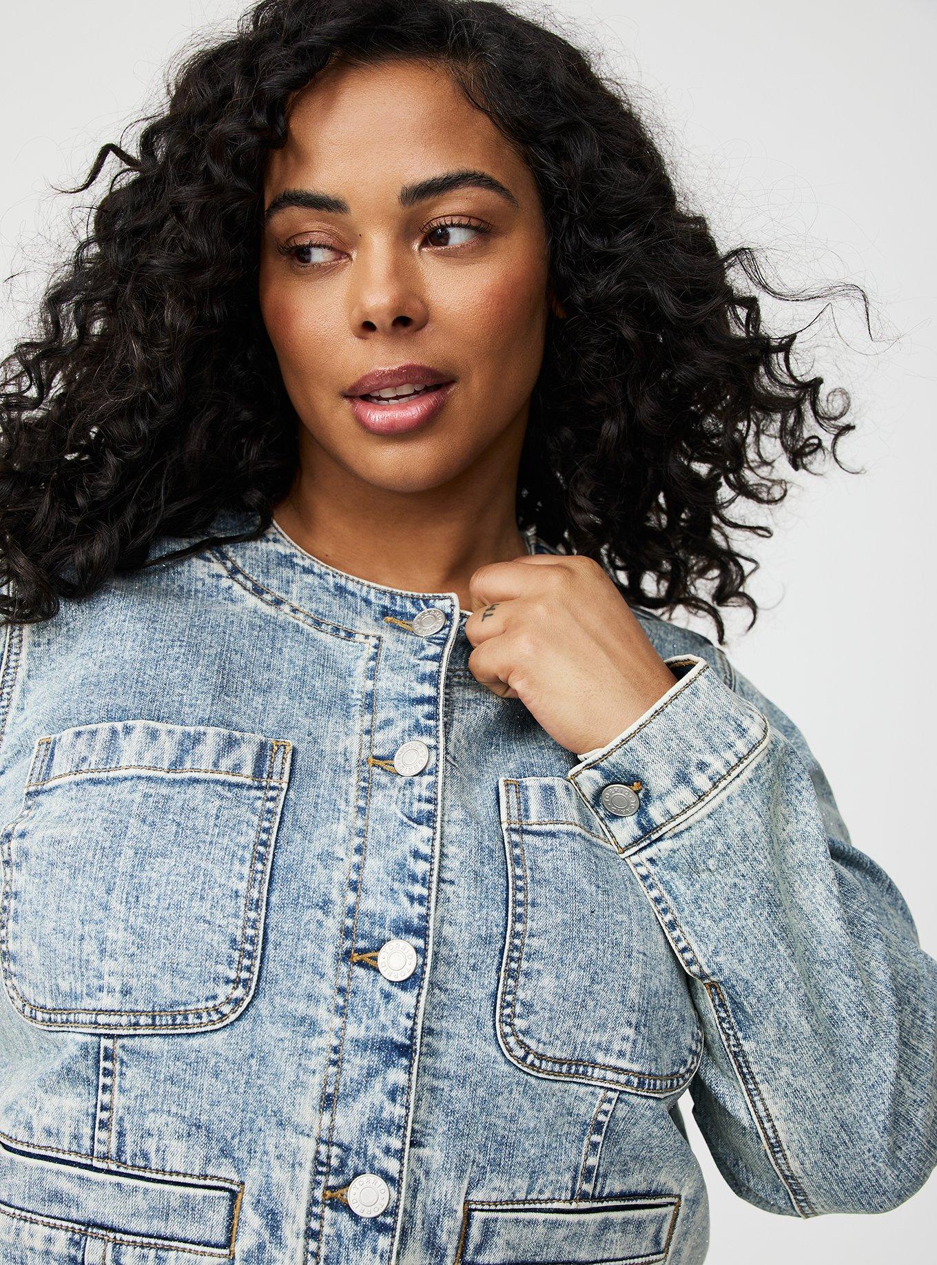 Glitter Denim Jacket