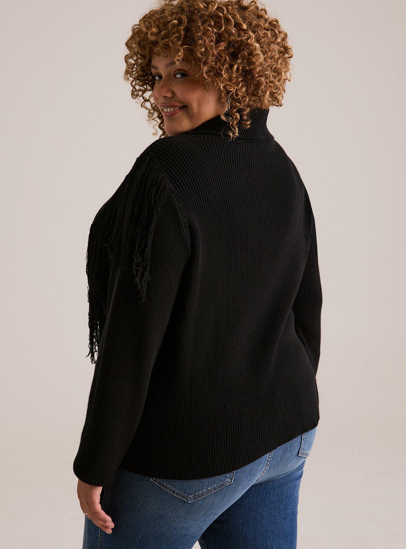 Festi Fringe Turtleneck Sweater