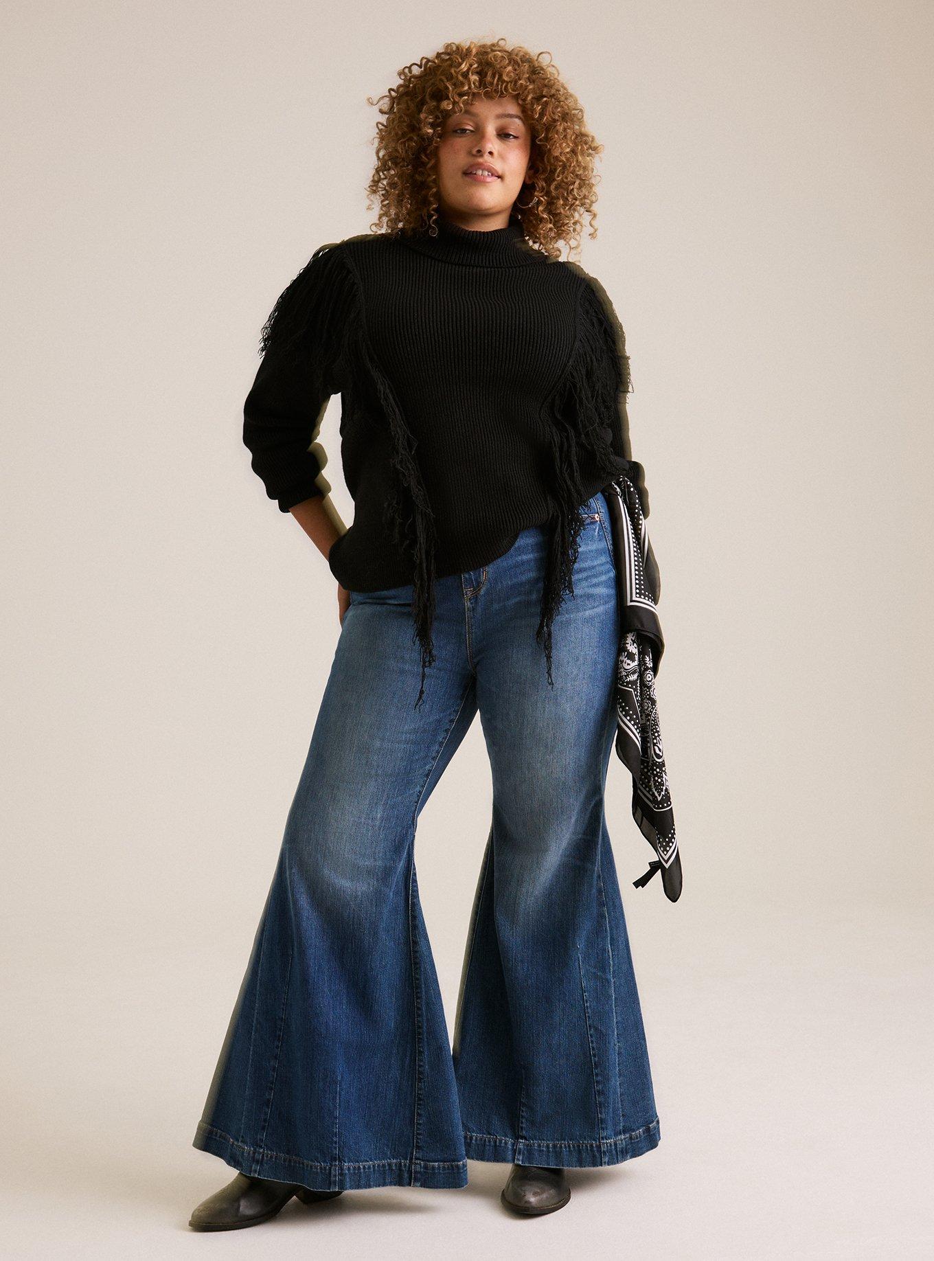 Festi Fringe Turtleneck Sweater