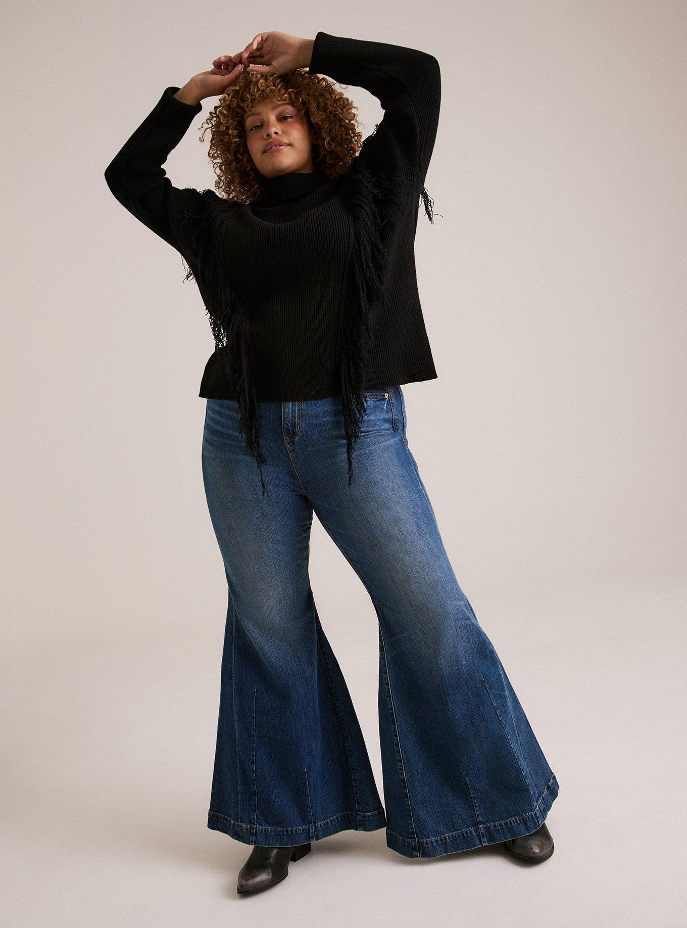 Festi Fringe Turtleneck Sweater