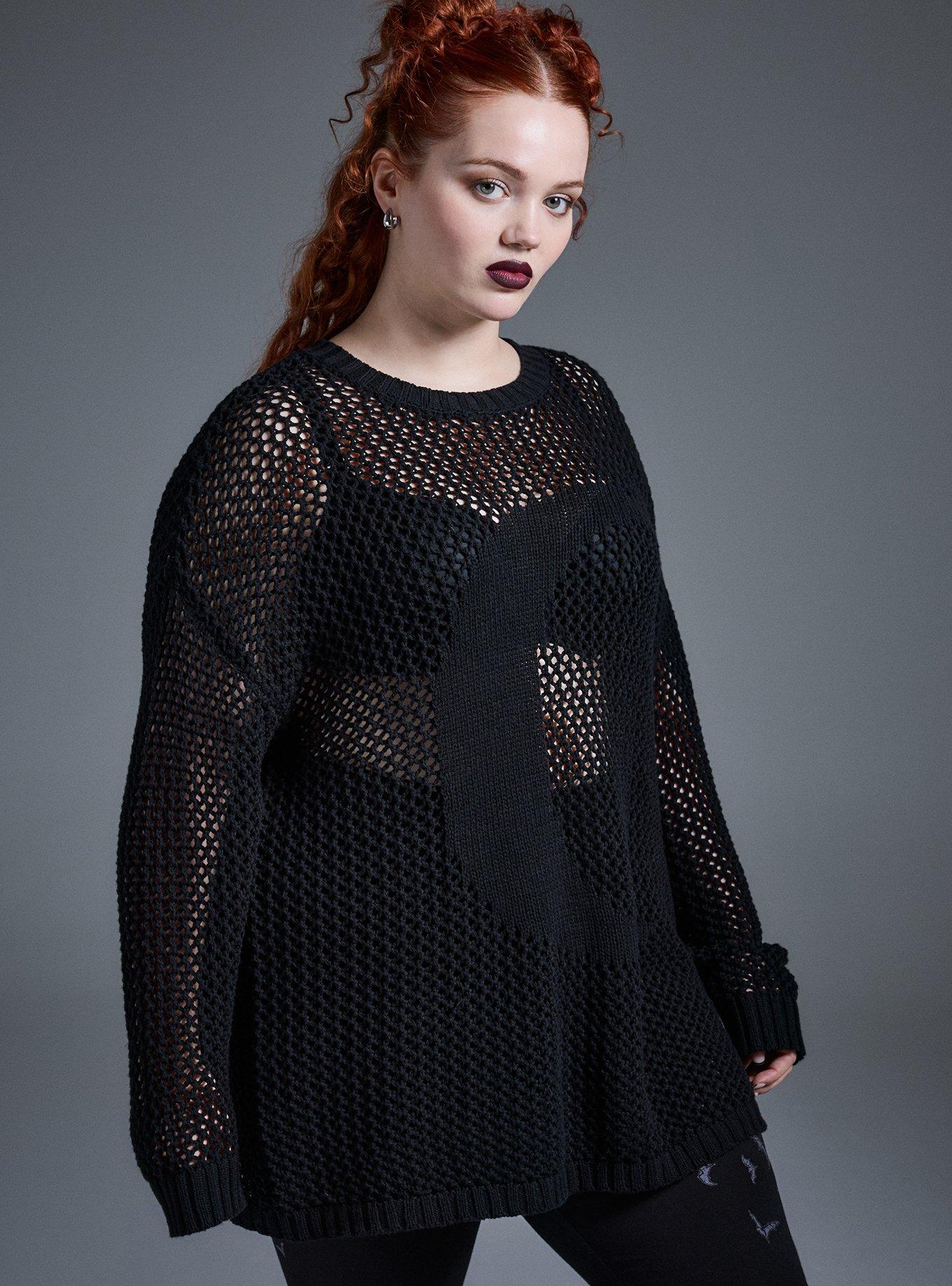 Nightfall Open Knit Sweater