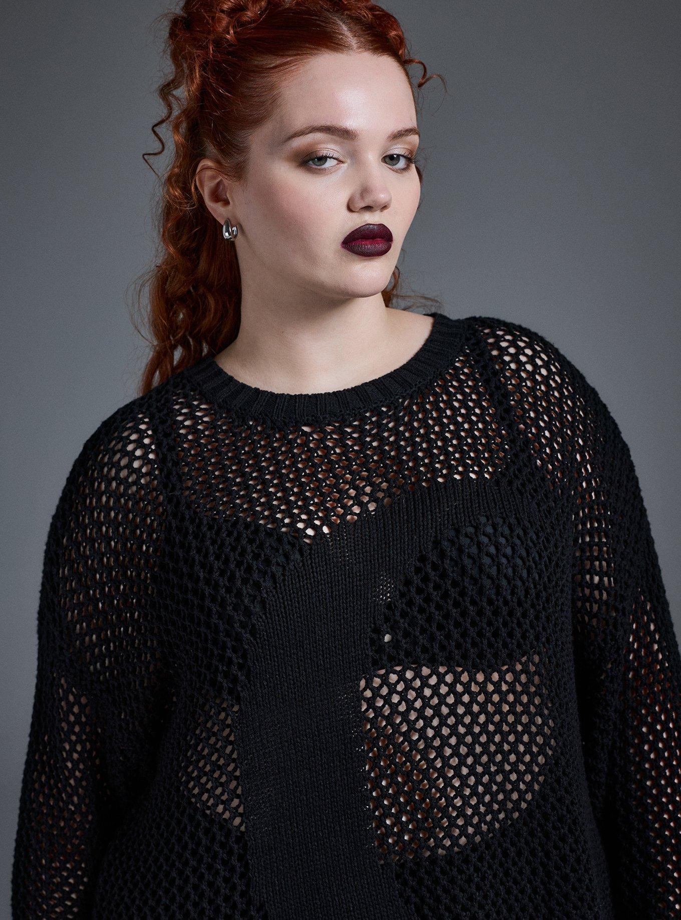 Nightfall Open Knit Sweater