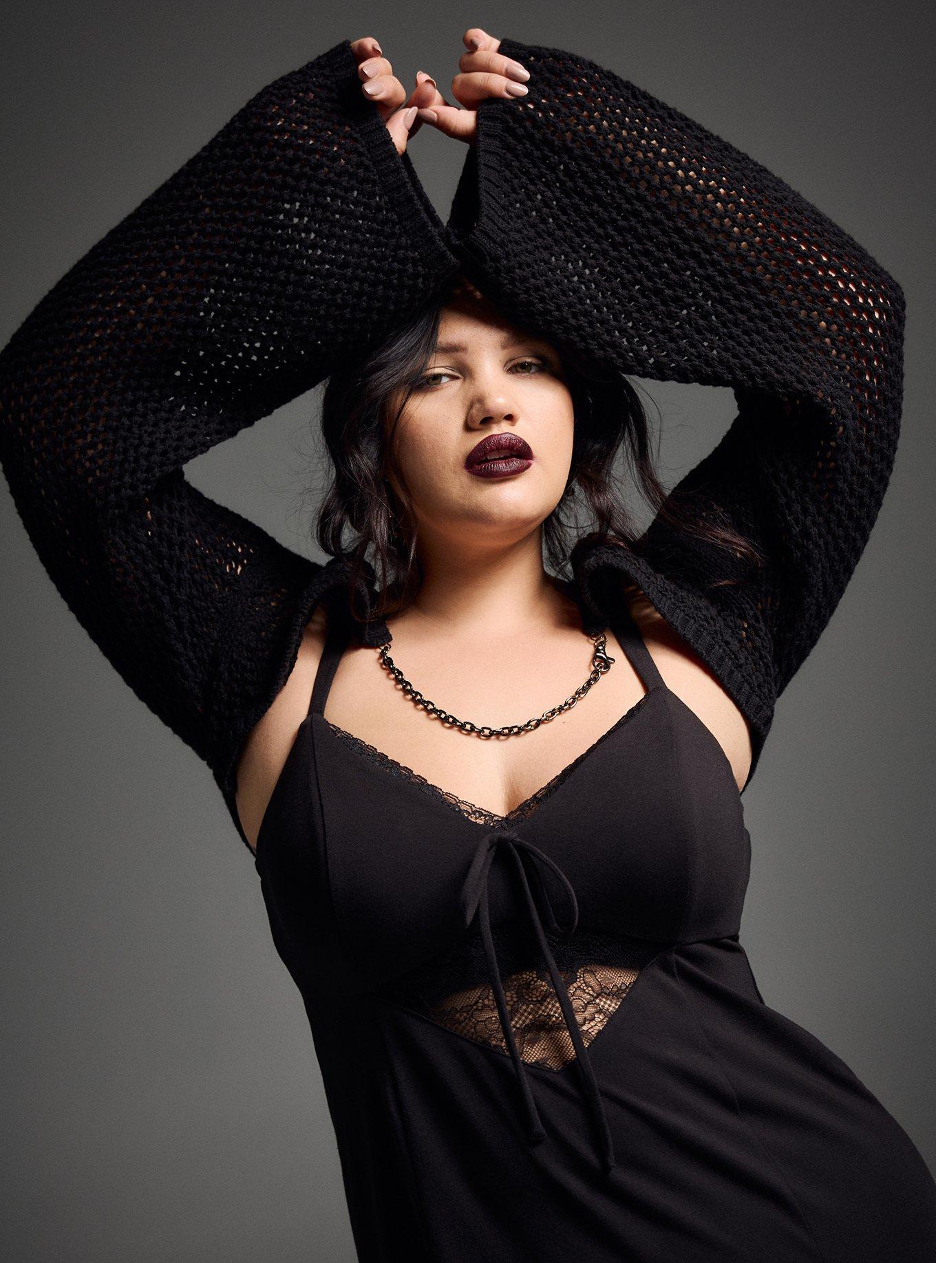 Nightfall Chain Detail Ultra-Crop Shrug