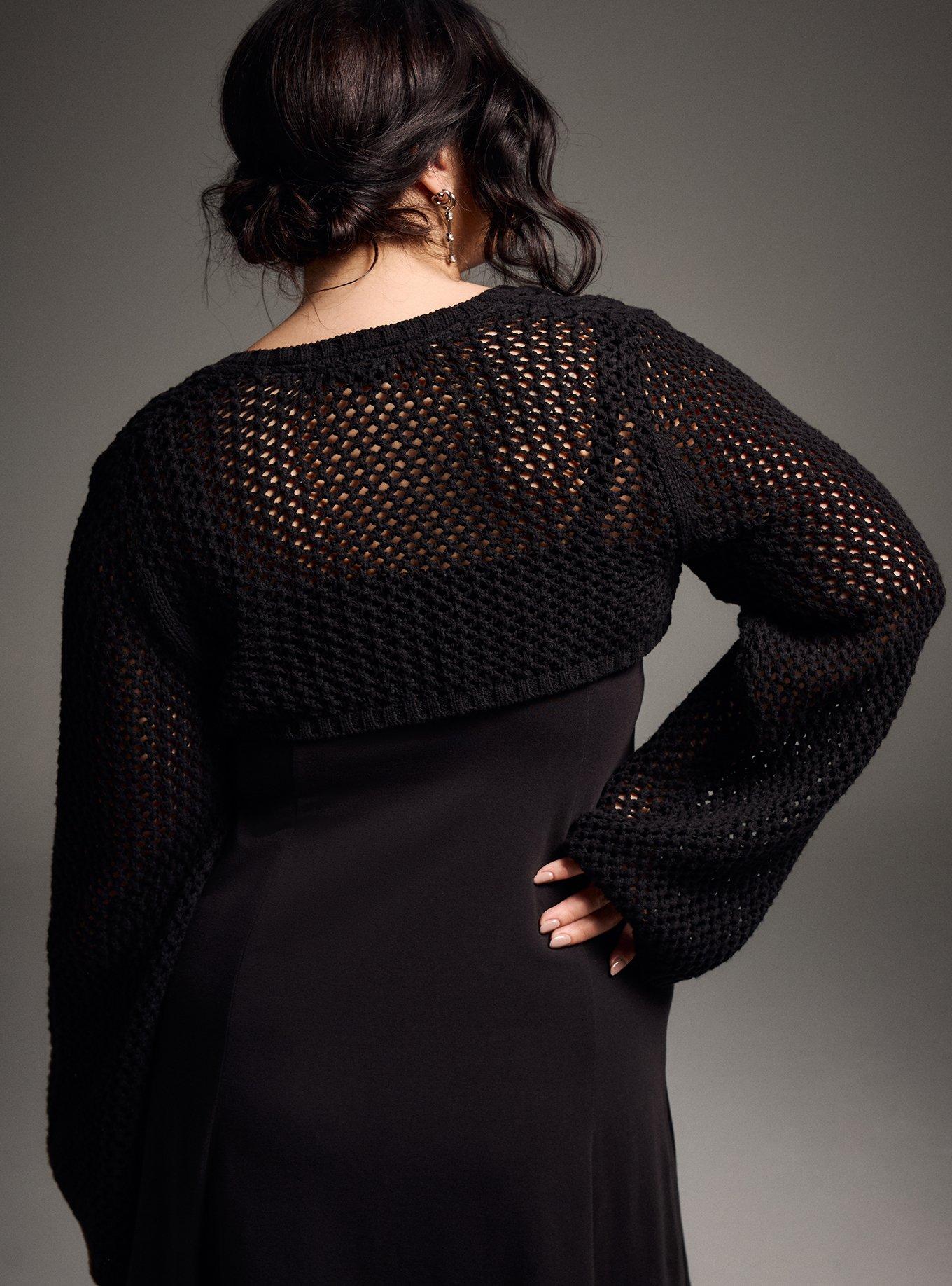 Nightfall Chain Detail Ultra-Crop Shrug