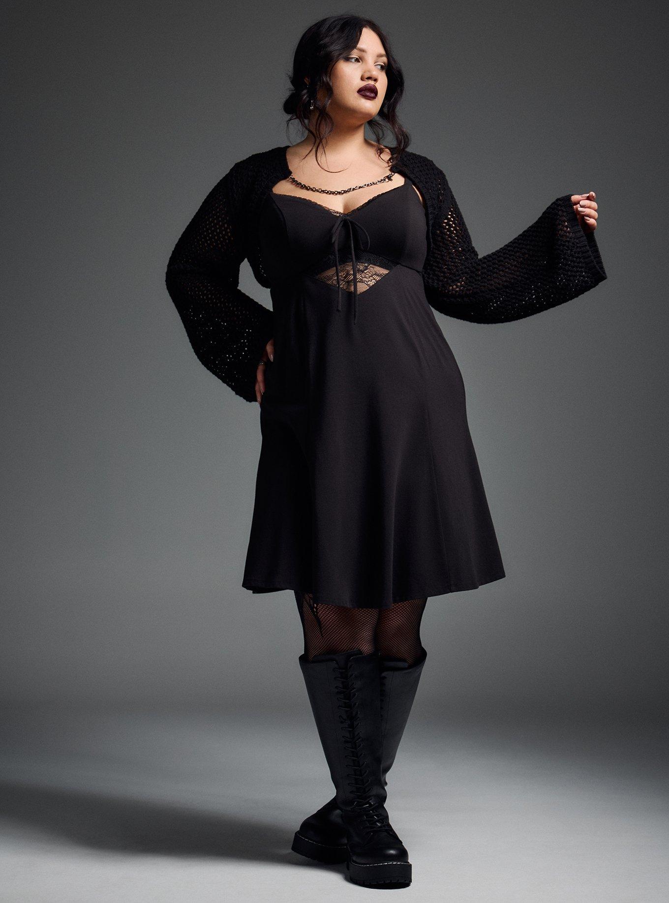 Nightfall Chain Detail Ultra-Crop Shrug