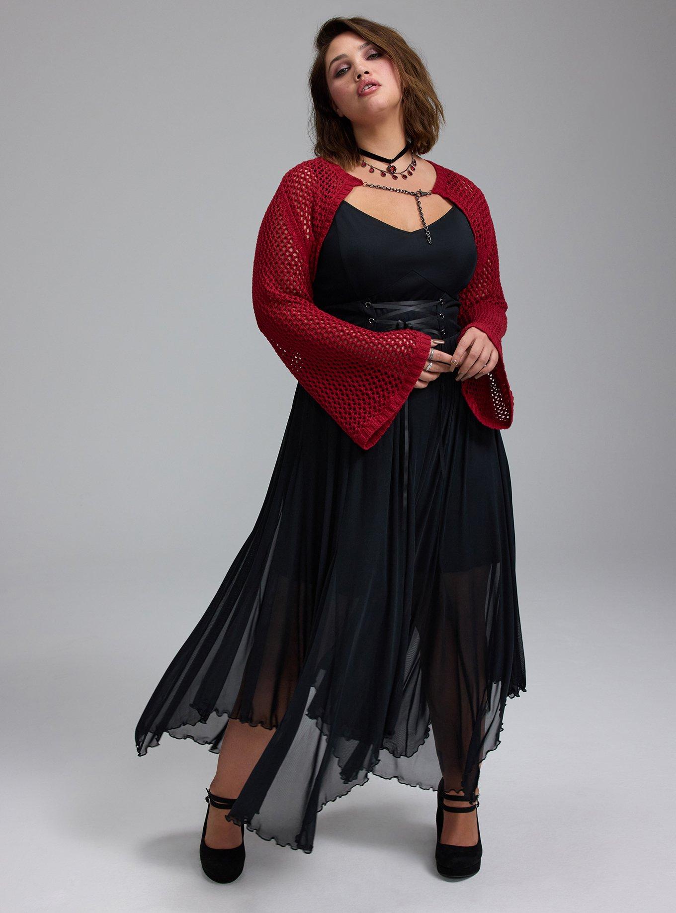 Nightfall Chain Detail Crop Cardigan, Sun Dried Tomato, alternate