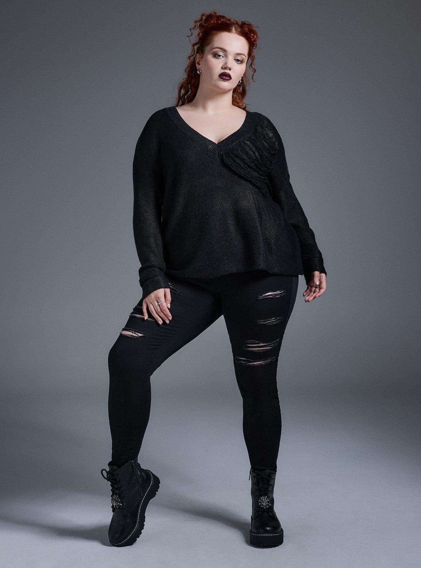 Nightfall Distressed Sweater