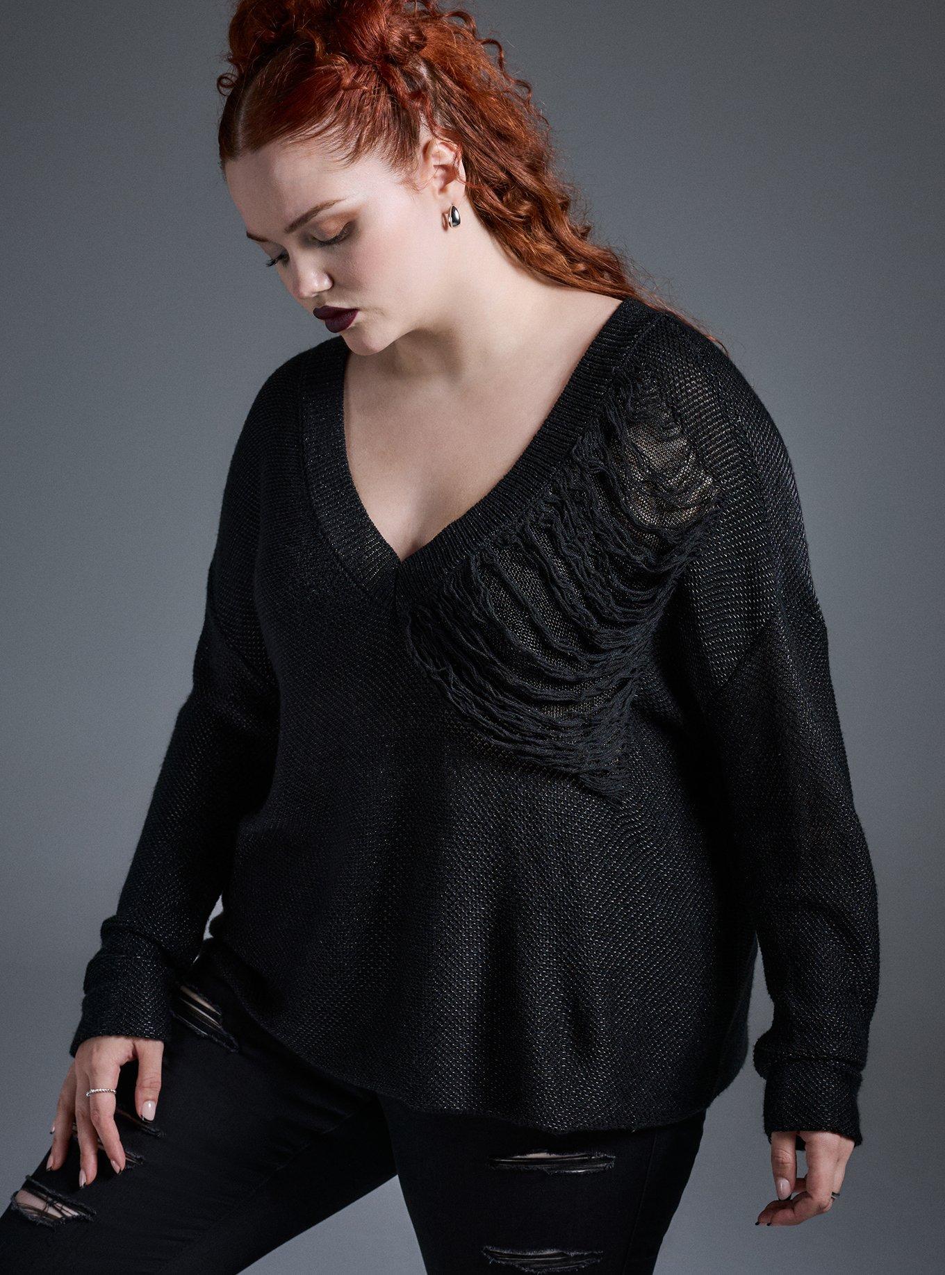 Nightfall Distressed Sweater