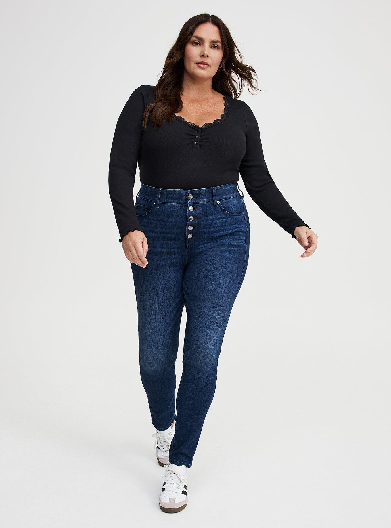 Cotton Modal Rib Henley Top