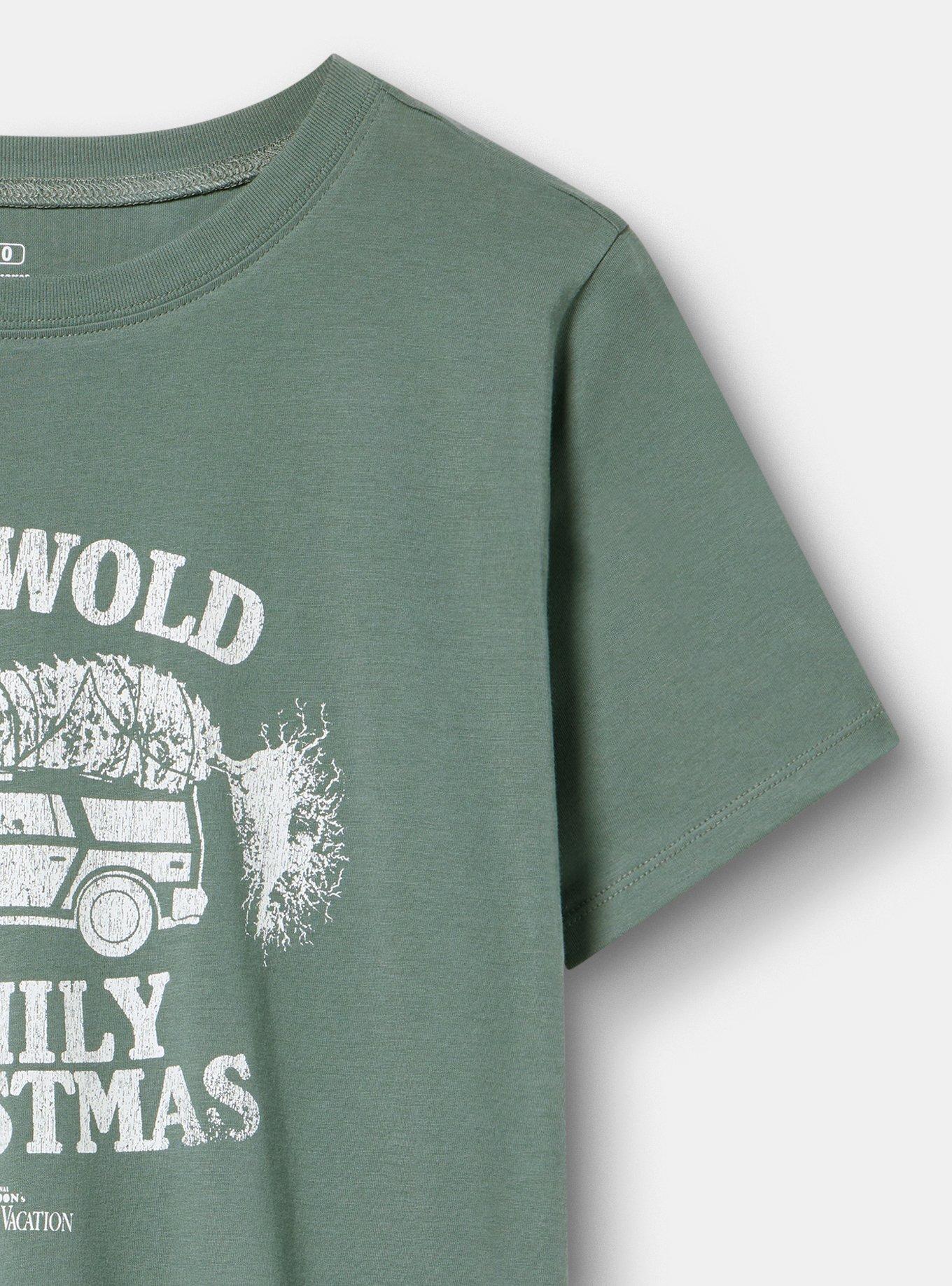 Christmas Vacation Cotton Jersey Crew Tee