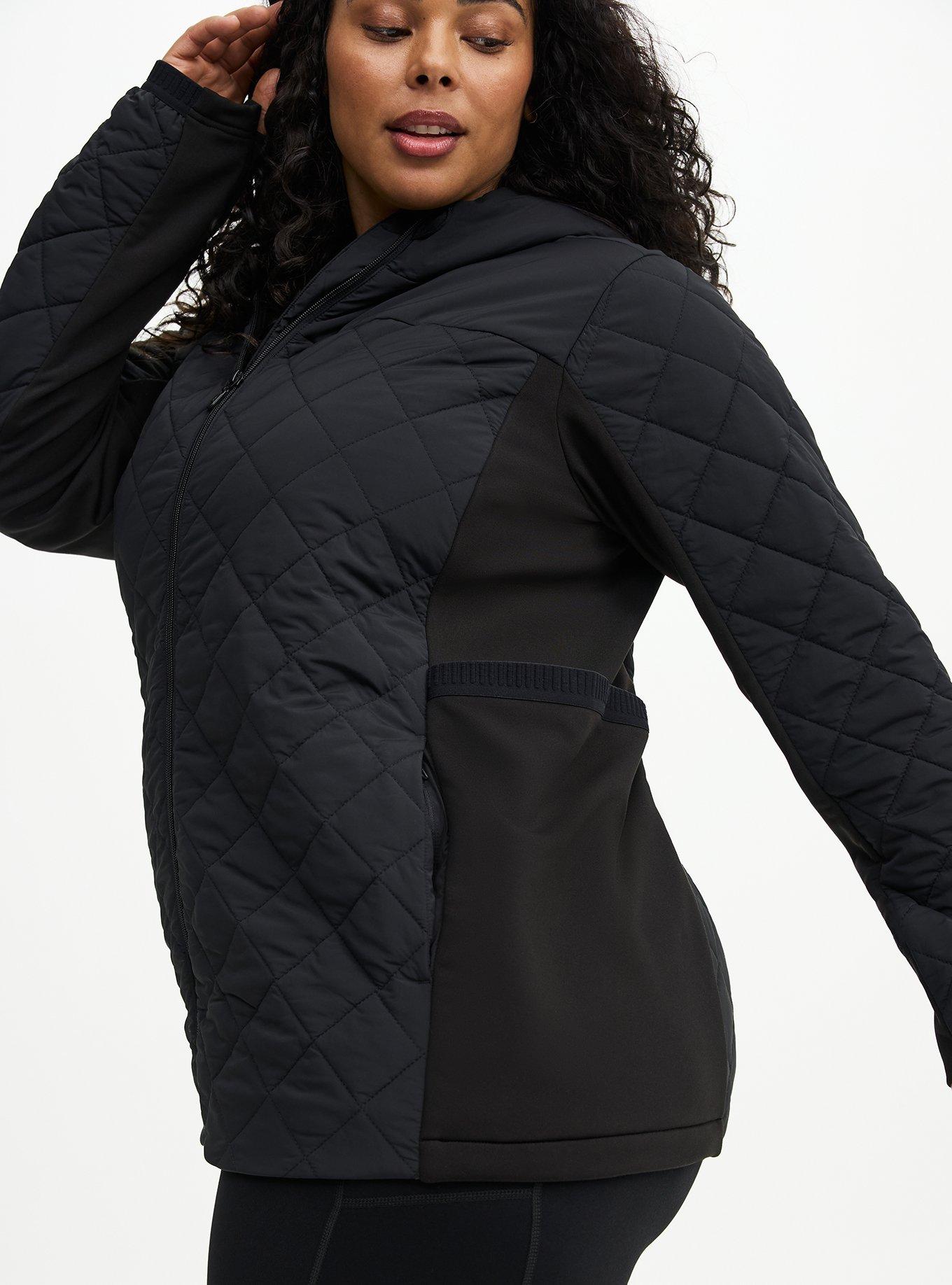 Quilted Zip Active Puffer