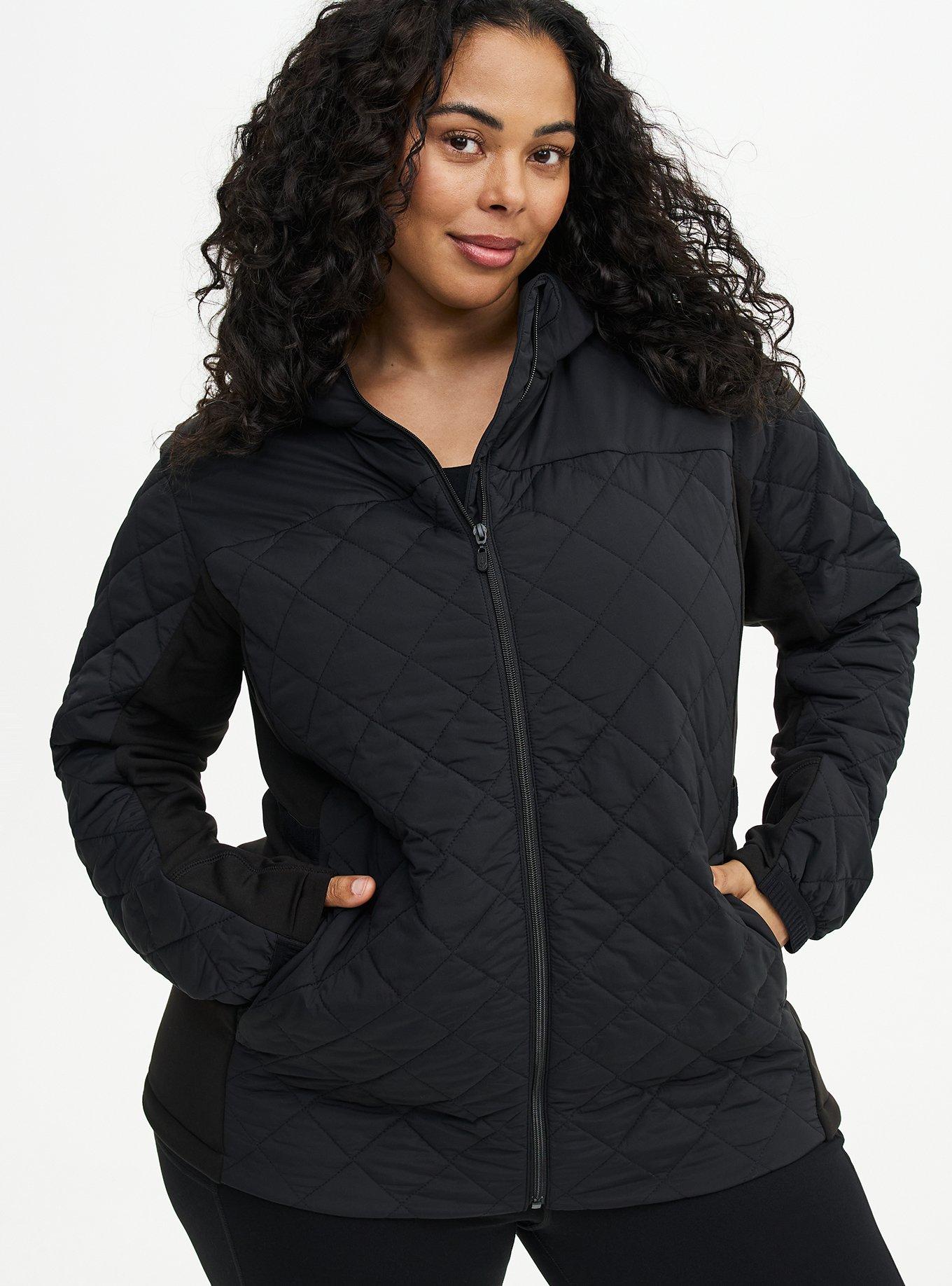 Quilted Zip Active Puffer
