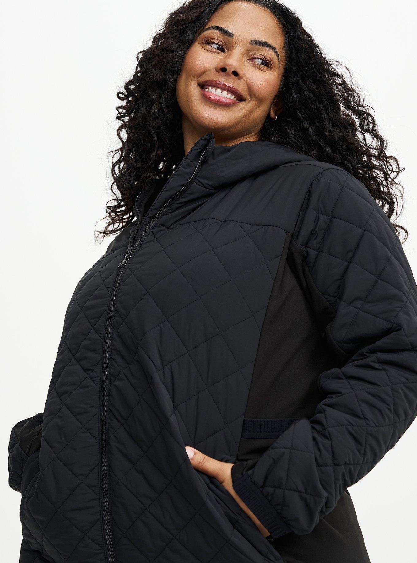 Quilted Zip Active Puffer