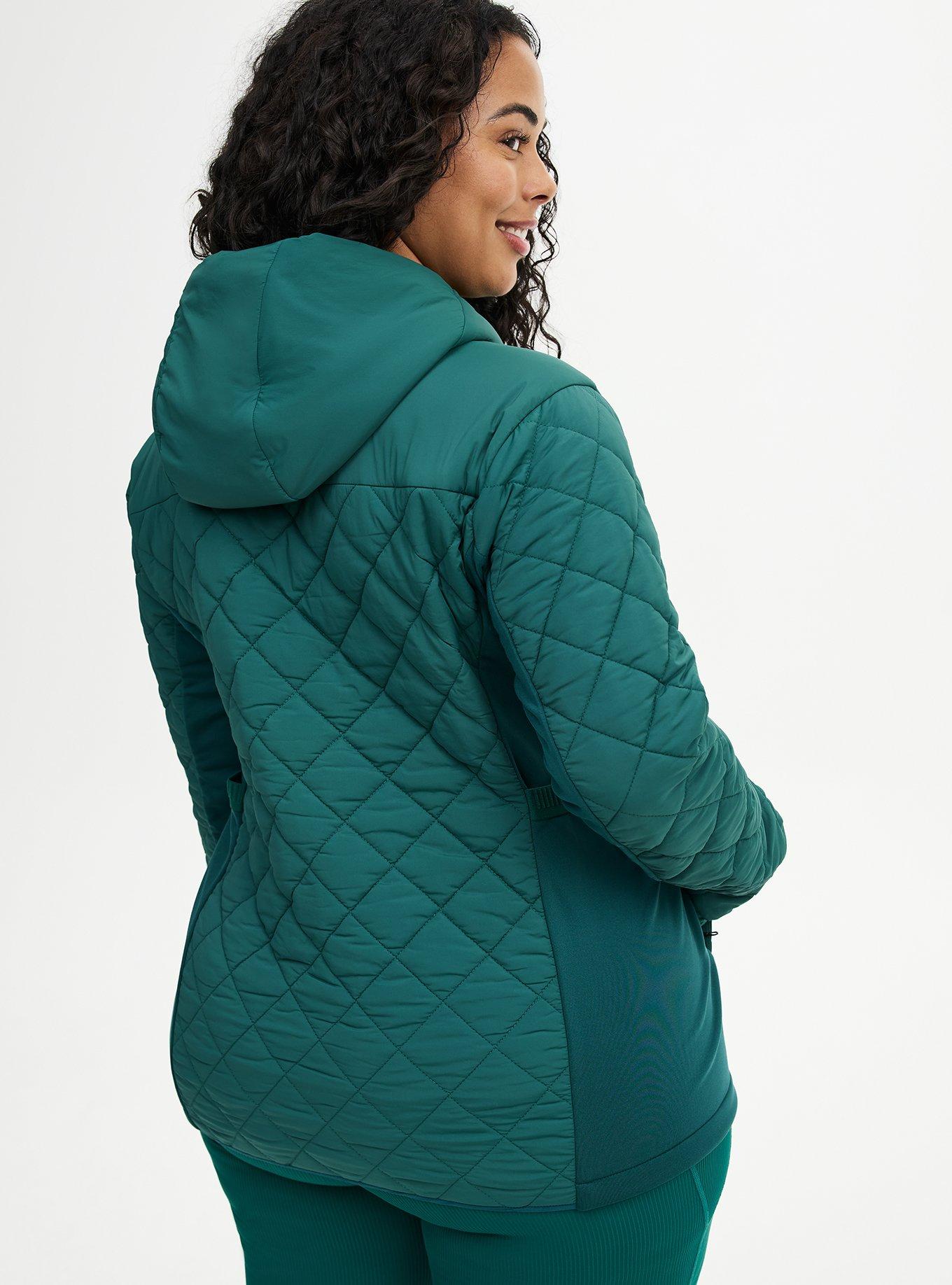 Quilted Zip Active Puffer