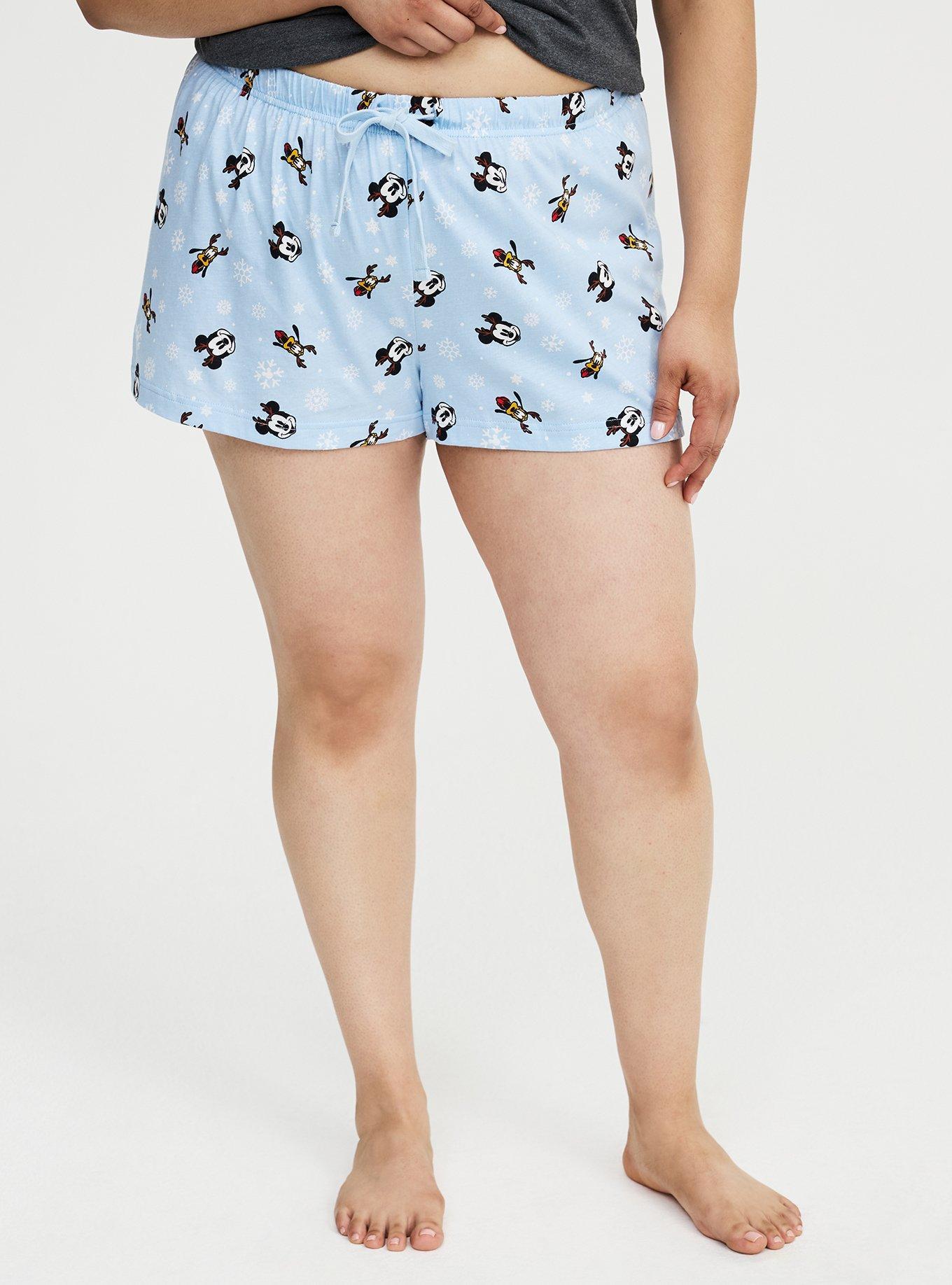 Mickey Mouse Lounge Short, MICKEY SNOWFLAKE BLUE, alternate
