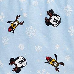 Mickey Mouse Lounge Short, MICKEY SNOWFLAKE BLUE, swatch