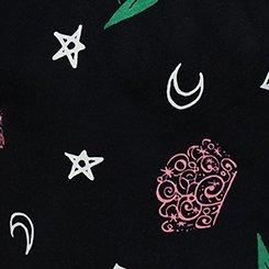 Wicked Lounge Short, WICKED ICONS DEEP BLACK, swatch