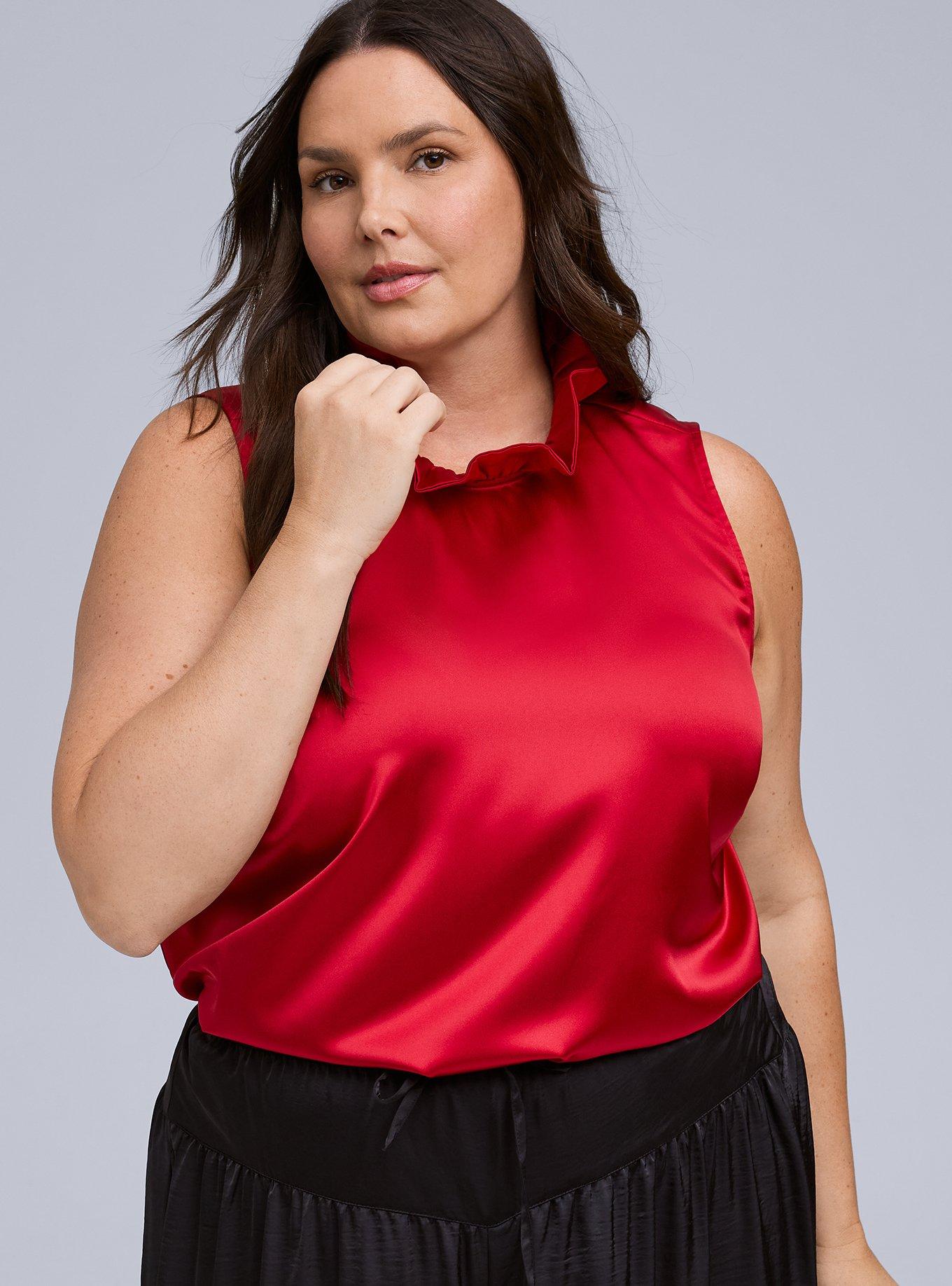 Belle Isle Ruffle Neck Bow Back Top